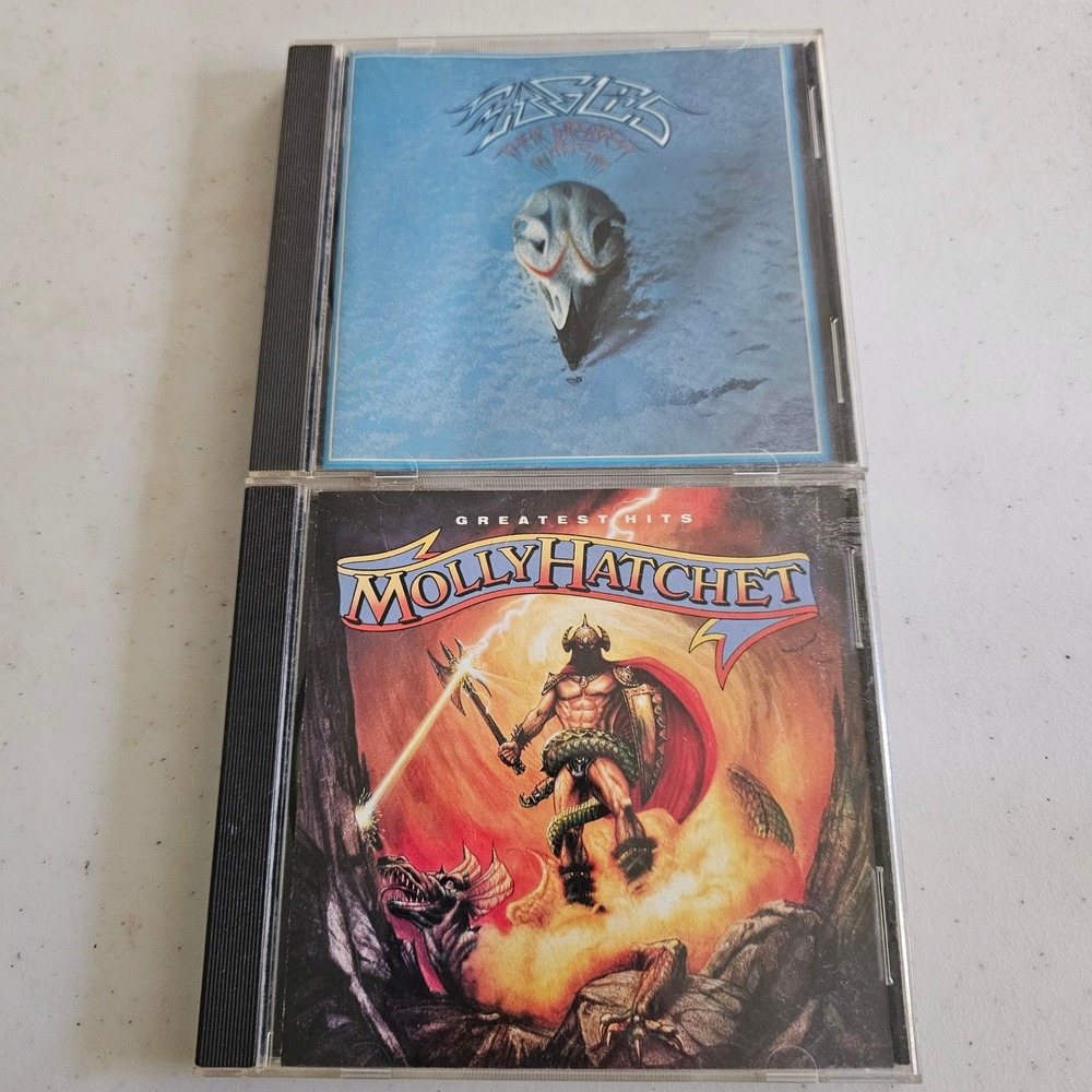 Eagles & Molly Hatchet Greatest Hits CD Bundle Classic Southern Rock Lot